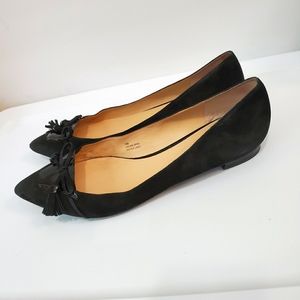Via spiga women leather black flats. Sz 10M